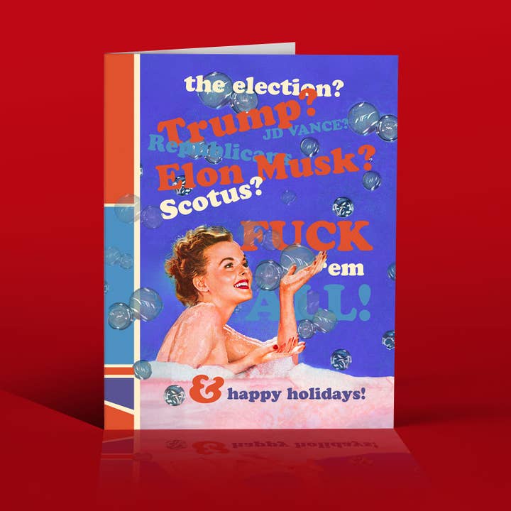 TRUMP ELON SCOTUS jul, julekort for engroshandel hos offensivedelightful