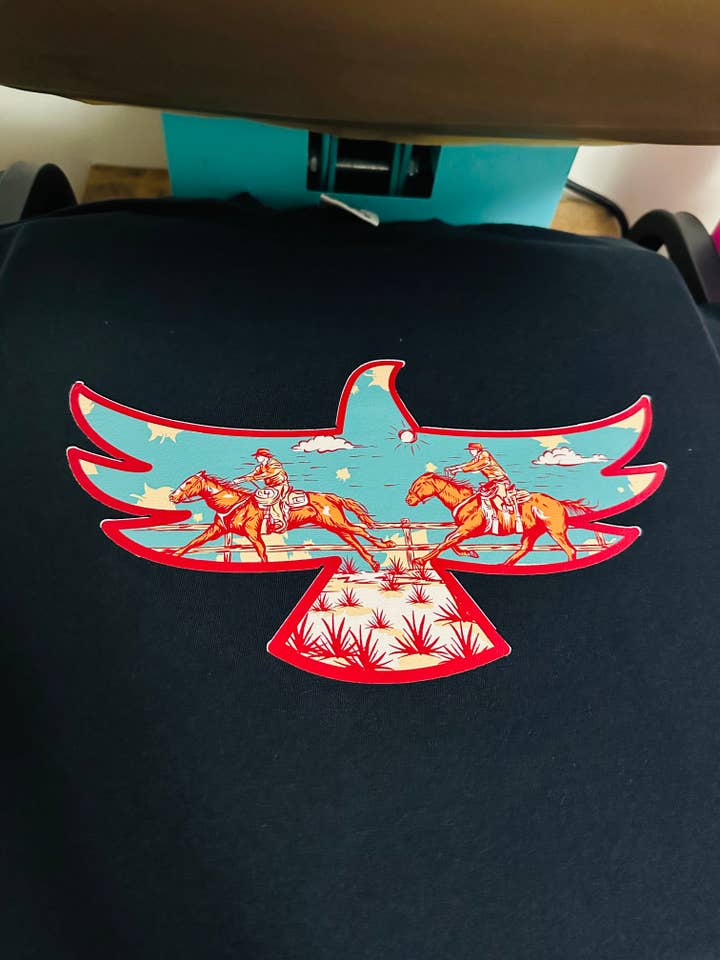 Western Wings HTV Transfer for wholesale by Spurs & Spades