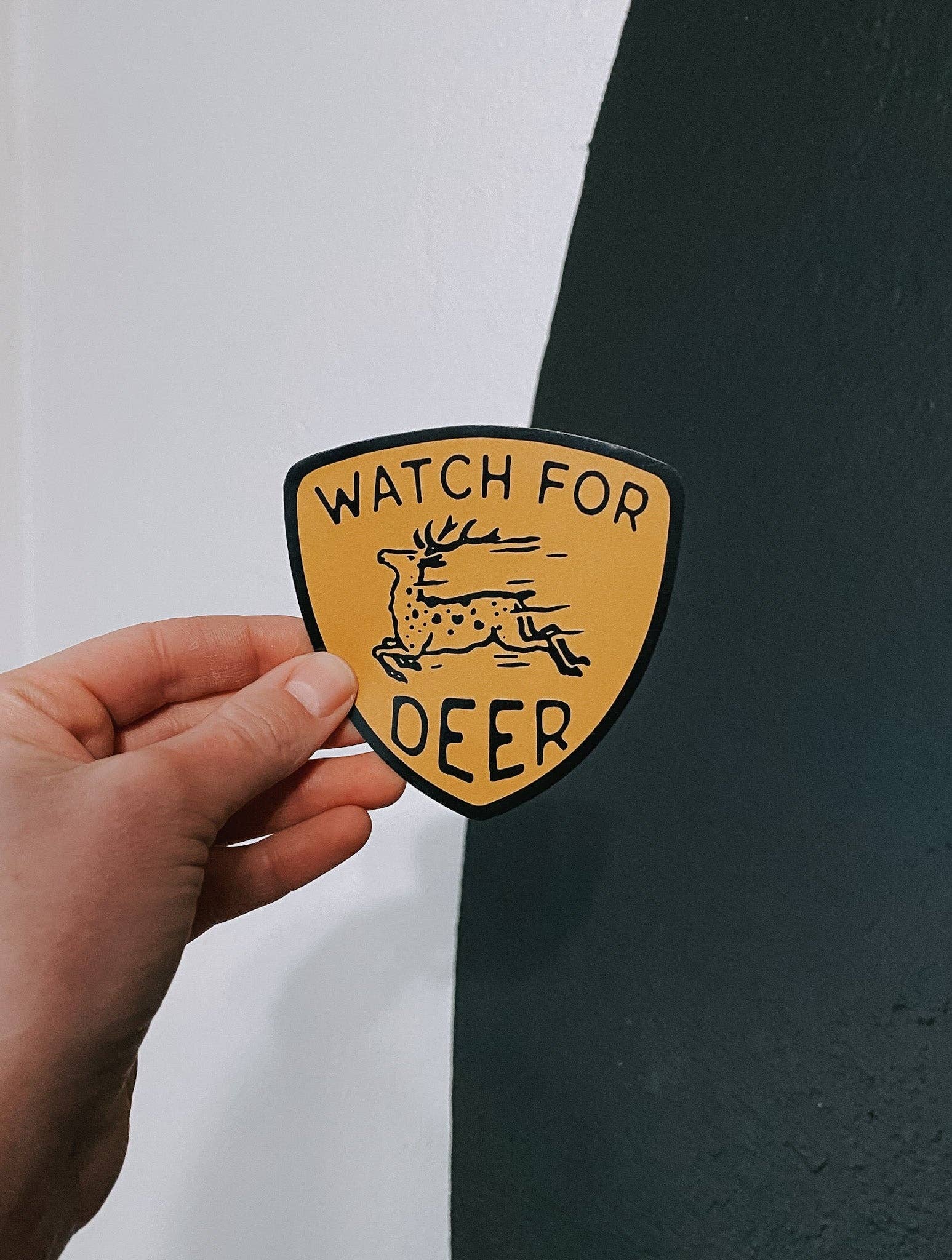 Hippie’s Daughter - Wholesale Magnet - Watch for deer // magnet1