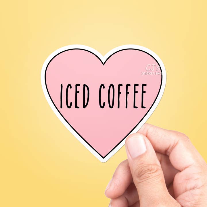 I Heart Iced Coffee Vinyl I Heart Iced Coffee Vinyl