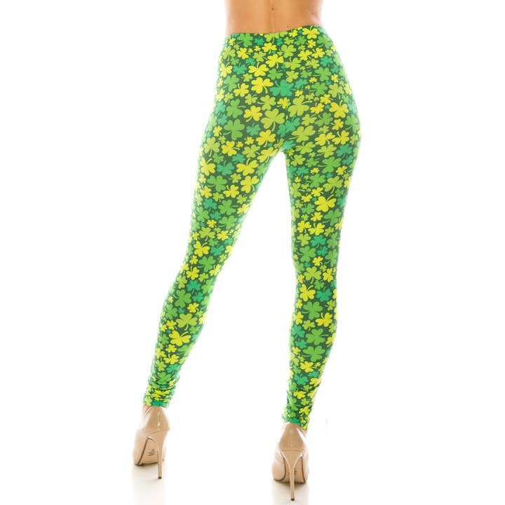 MULTI Women's Buttery Soft Fashion Leggings LDR-I104 for wholesale on Faire2