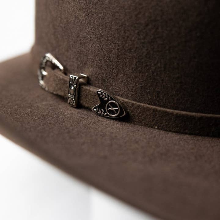 Tailor Hats - Wholesale Cowboy Hat - Unisex - TH7: Tobacco Dark Brown Cowboy Hat2