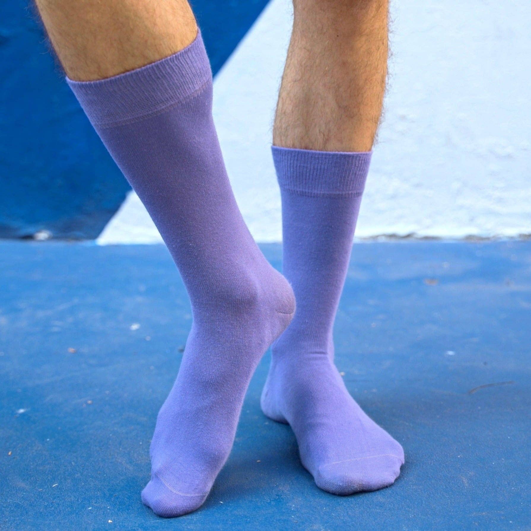 KLUE - Wholesale Socks - Unisex - KLUE Organic solid Socks | Lilac1