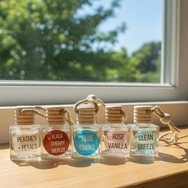 Hanging Car Diffuser | Long-Lasting Car Air Freshener for wholesale by Storm Bath & Body Co., LLC