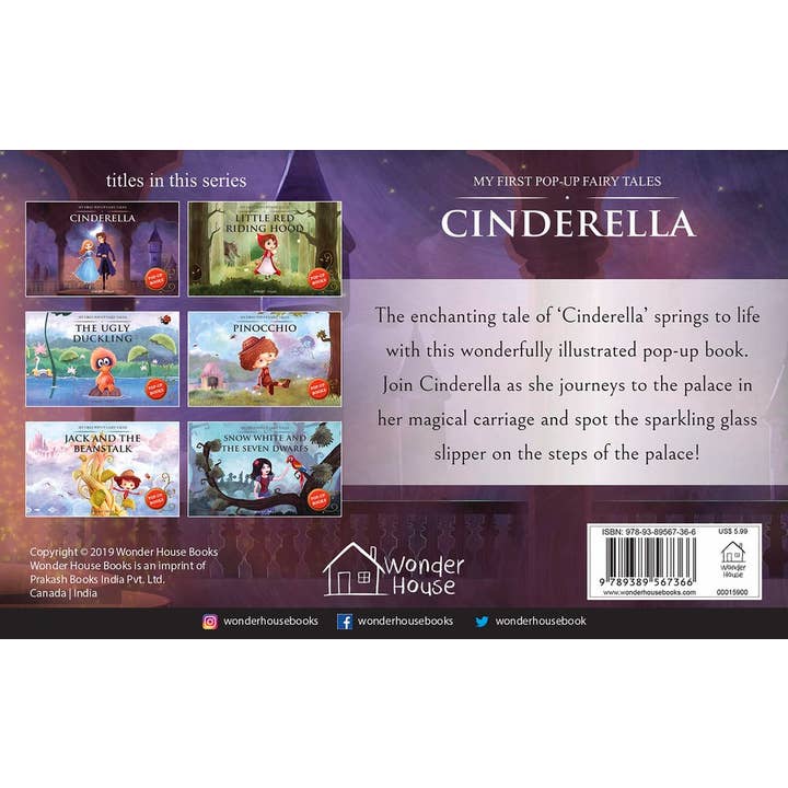 Independent Publishers Group - Wholesale Preschool Book (3-5) - My First Pop Up Fairy Tales: Cinderella3