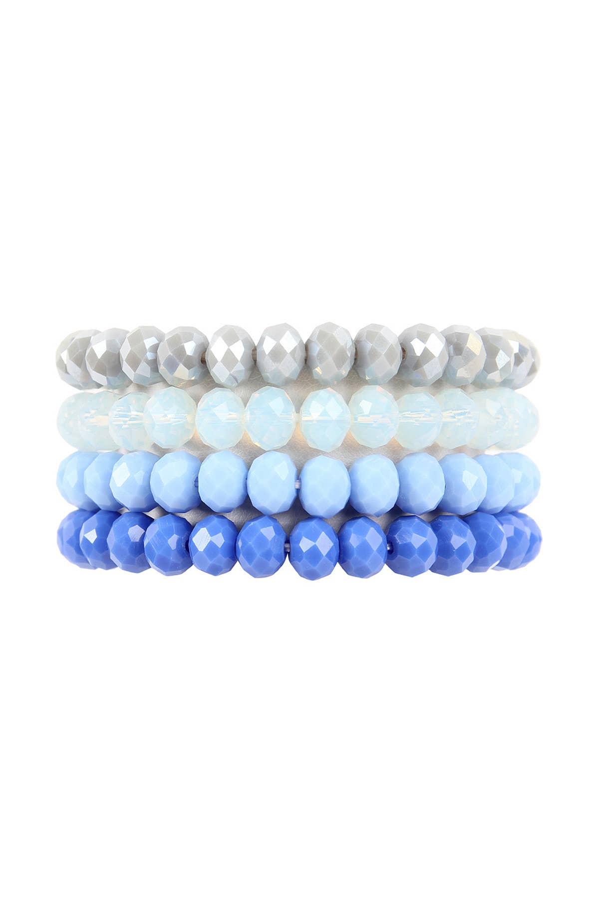 Love and Repeat - Vente Bracelet de perles - BRACELET EXTENSIBLE QUATRE LIGNES DE PERLES DE CRISTAL4