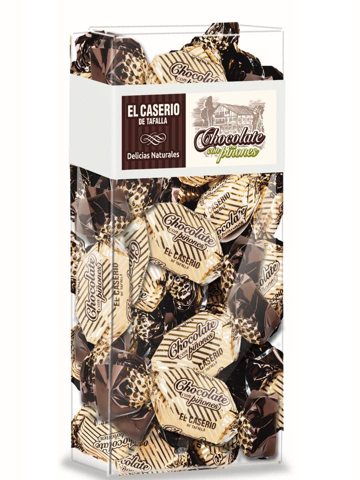 Schokolade mit Pinienkernen 30003 - GLUTENFREI für den Großhandel von El Caserio de Tafalla