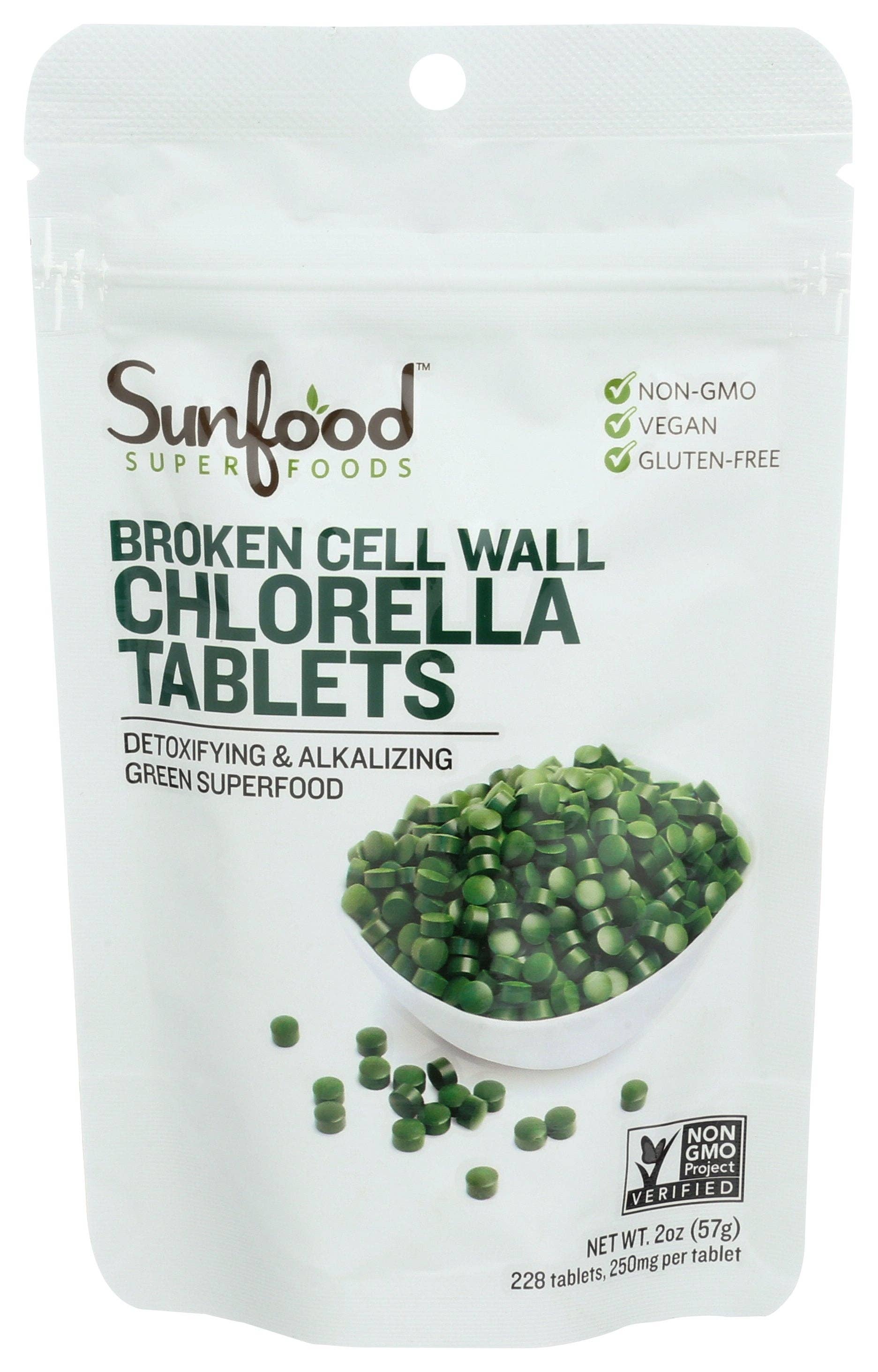 Everyday Supply Co - Wholesale Oral Supplement/Vitamin - SUNFOOD SUPERFOODS TABLETS CHLORELLA
