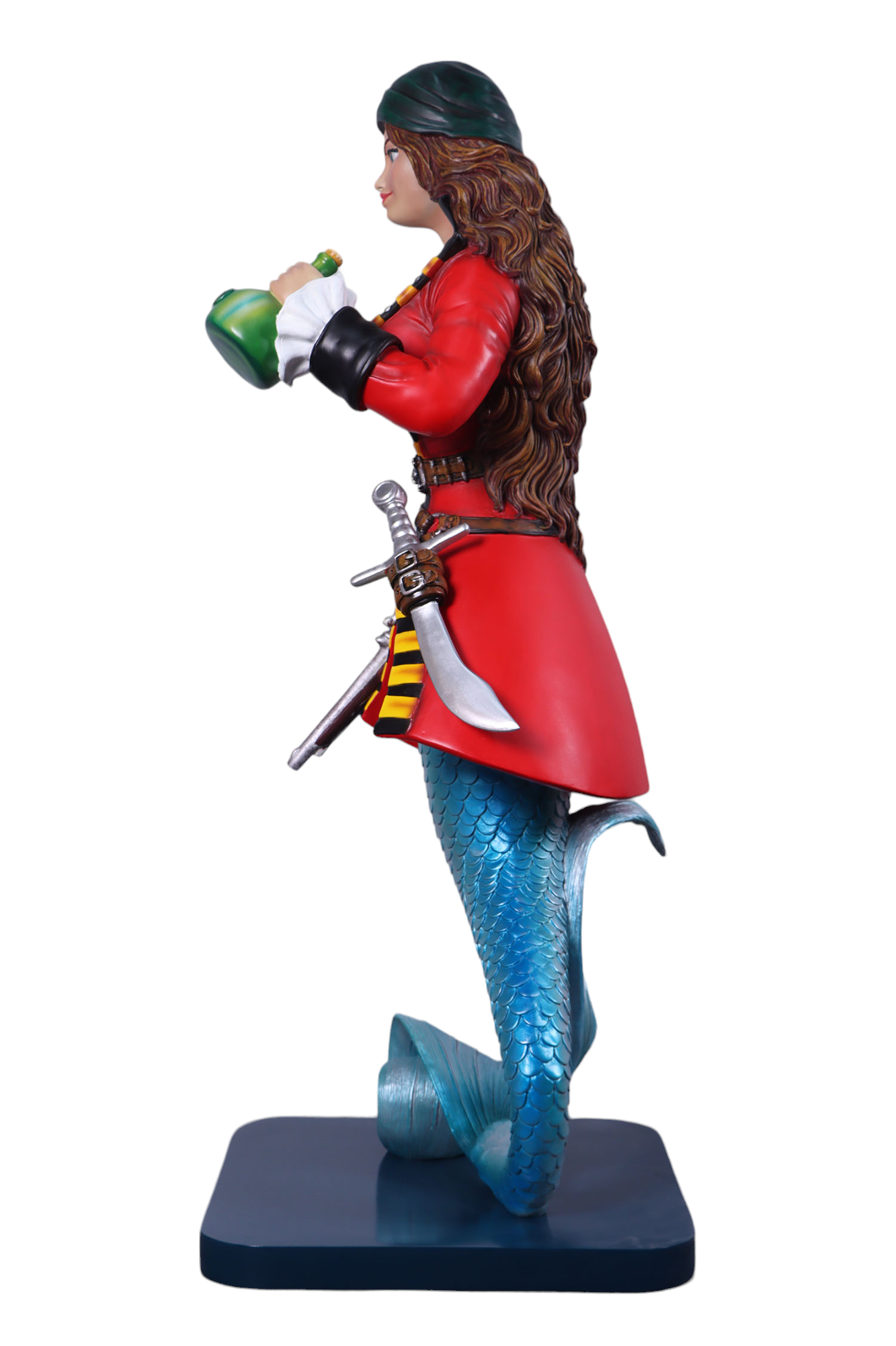 Nautical Tropical Imports - Wholesale Sculpture - Sassea The Renegade Mermaid Pirate Sculpture 5ft Tall 4