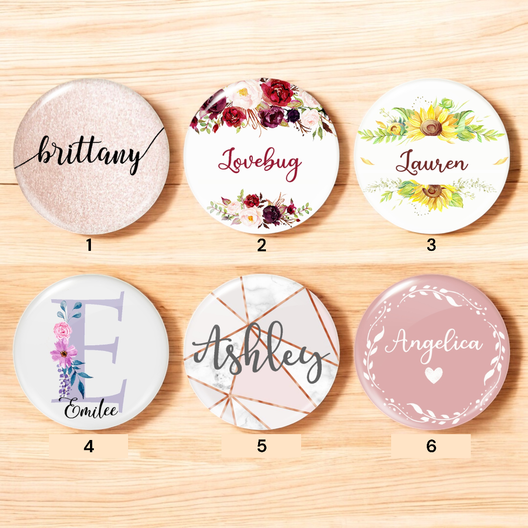 One Team Blessed - Wholesale Compact Mirror - Custom Personalized Mirrors | Bridesmaid Proposal Gift4