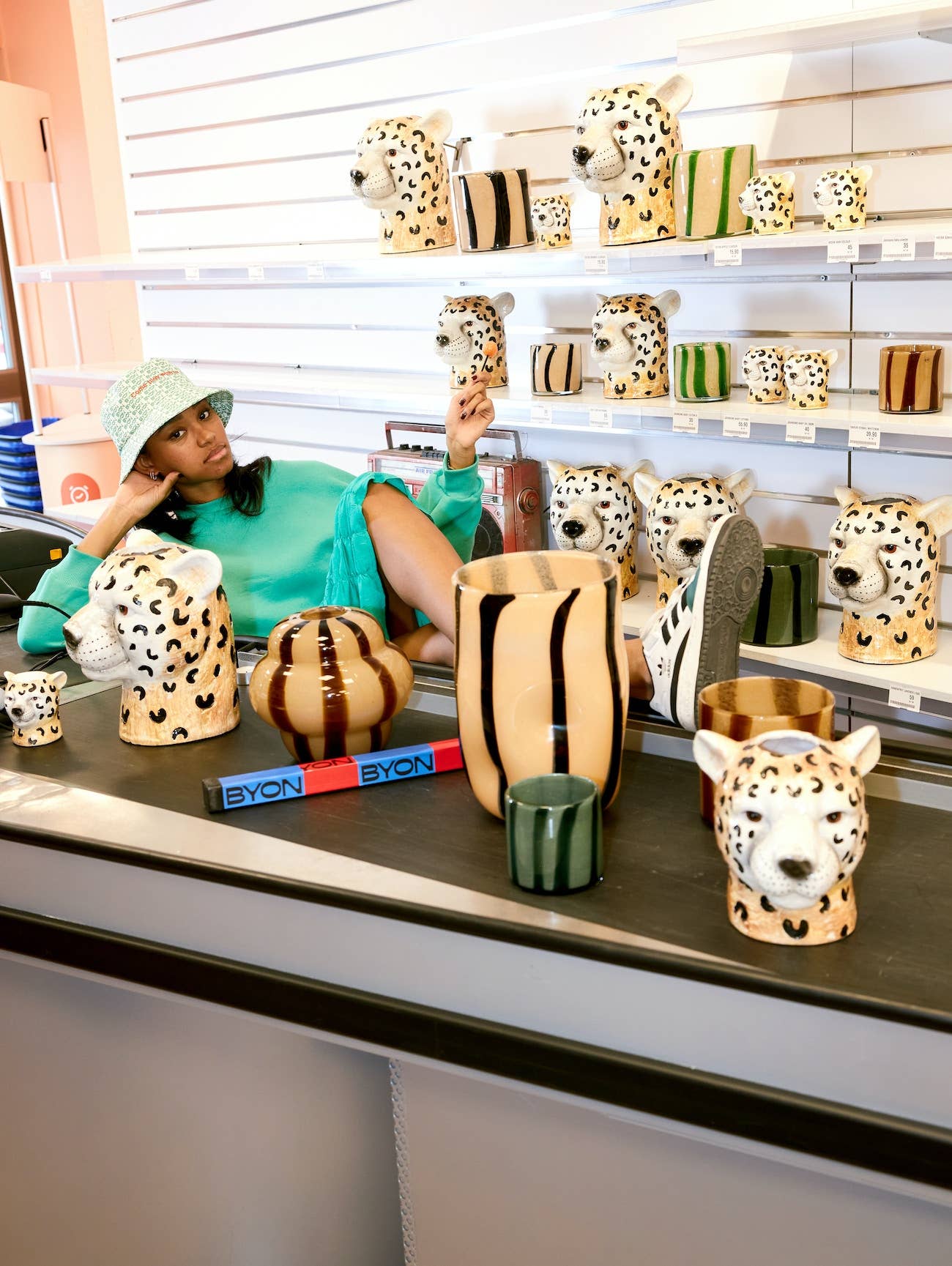 Sagaform AB – Estatueta decorativa por atacado – Decoração Guepardo BYON Design2