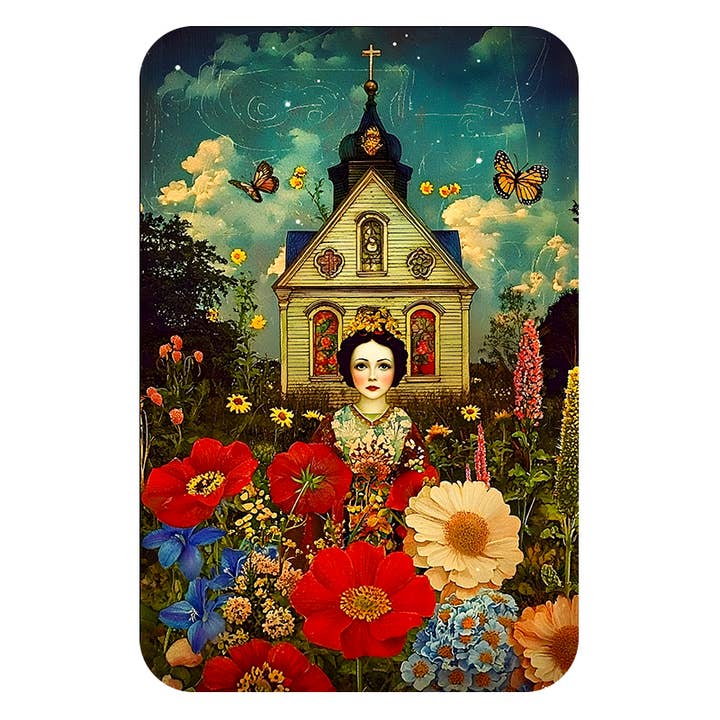 6 GICLEE GREETING CARDS POLISH FOLK AESTHETICS SET #1 for wholesale by FINE ART CARDS AND GIFTS