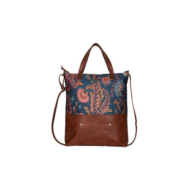 Mona B. - Wholesale Tote Bag - Women's - Amelia Canvas and Durrie convertible Tote, M-6519