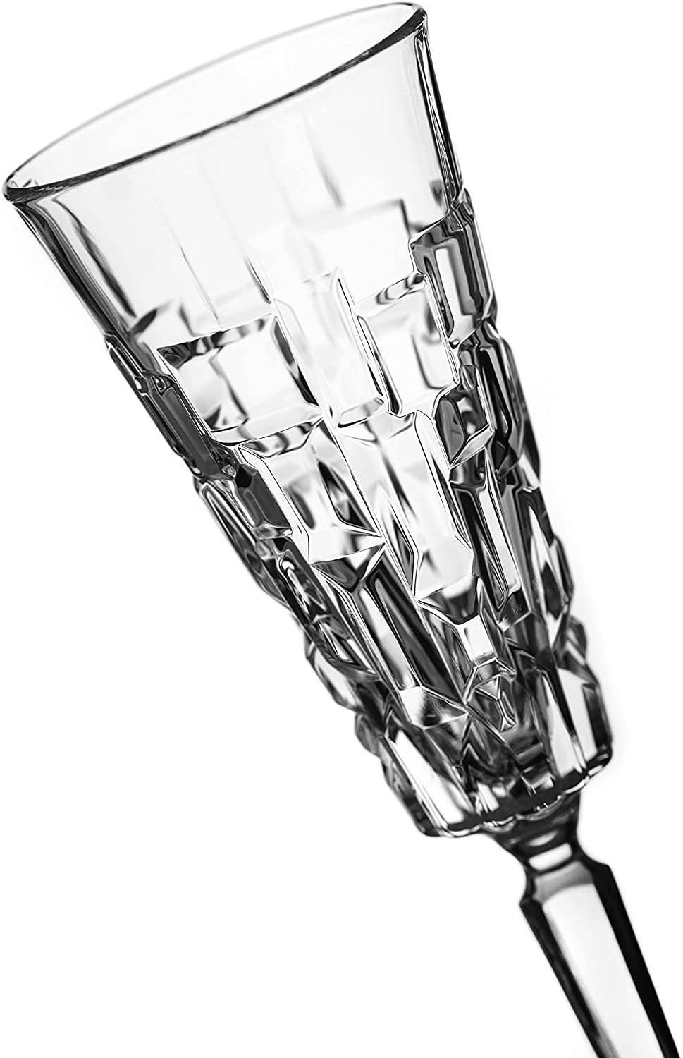 DIAMANTE – wholesale Champagne flute – Diamante Crystal Champagne Prosecco Flutes - 'quartz' - Pre3