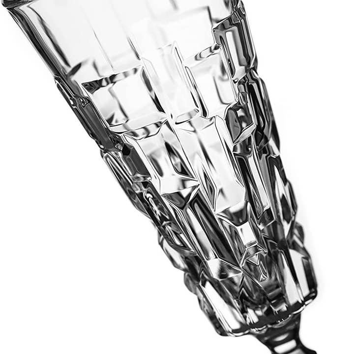 DIAMANTE – wholesale Champagne flute – Diamante Crystal Champagne Prosecco Flutes - 'quartz' - Pre3