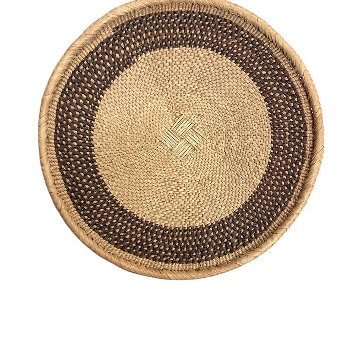 10" Across African Binga or Tonga Zimbabwe Basket # 7 for wholesale by The African Home Goods
