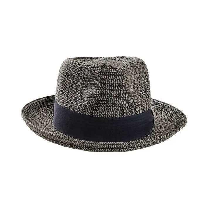 Soft Straw Fedora Hat - Style Coronado for wholesale by American Hat Makers