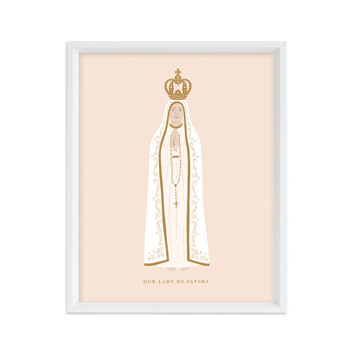 Impressão artística de Nossa Senhora de Fátima por atacado de Gratia Design Co.