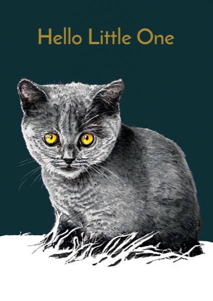 Some Ink Nice – postal de bebé por atacado – Cartão de bebê novo gatinho * Cartão de gato * Cartões de animais* Cartão de gatinho1