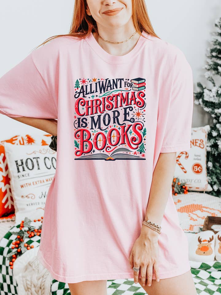 Flere bøger til jul | Comfort Colors Unisex Tee for engroshandel hos Rules of Positivity