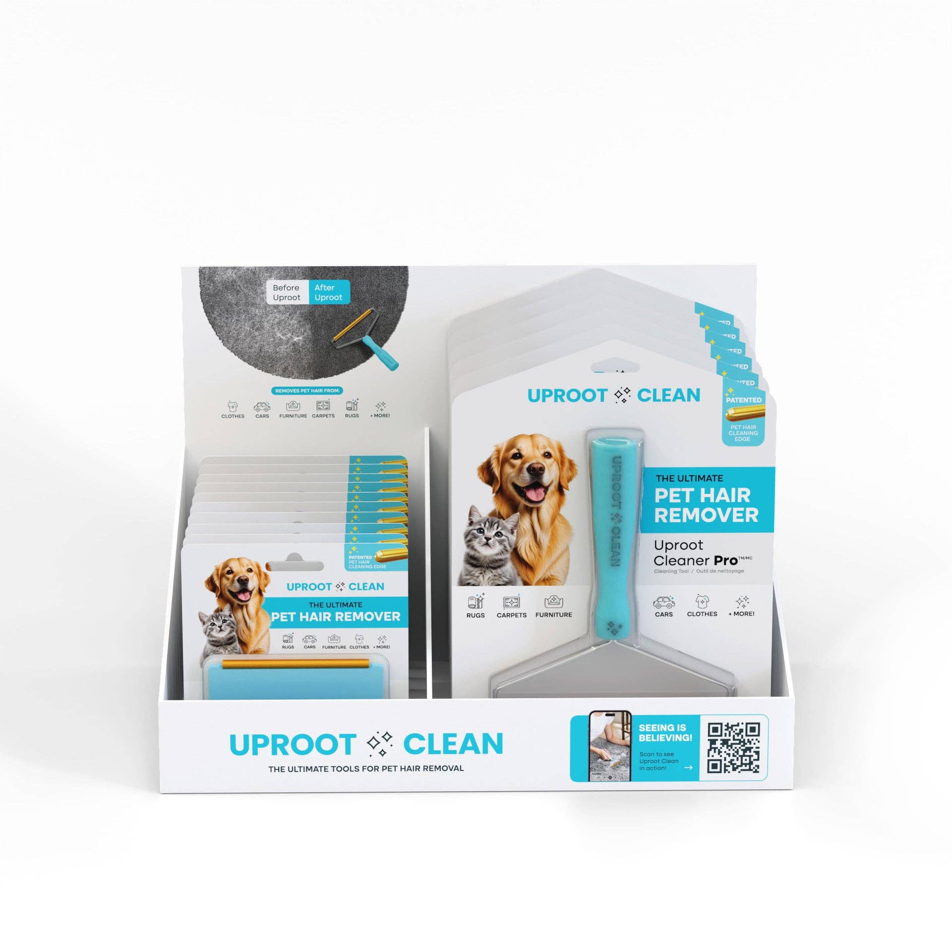 Uproot Clean - Wholesale Retailer Display - Home & Living - Uproot Cleaner Mini + Pro - Point of Sale Package2