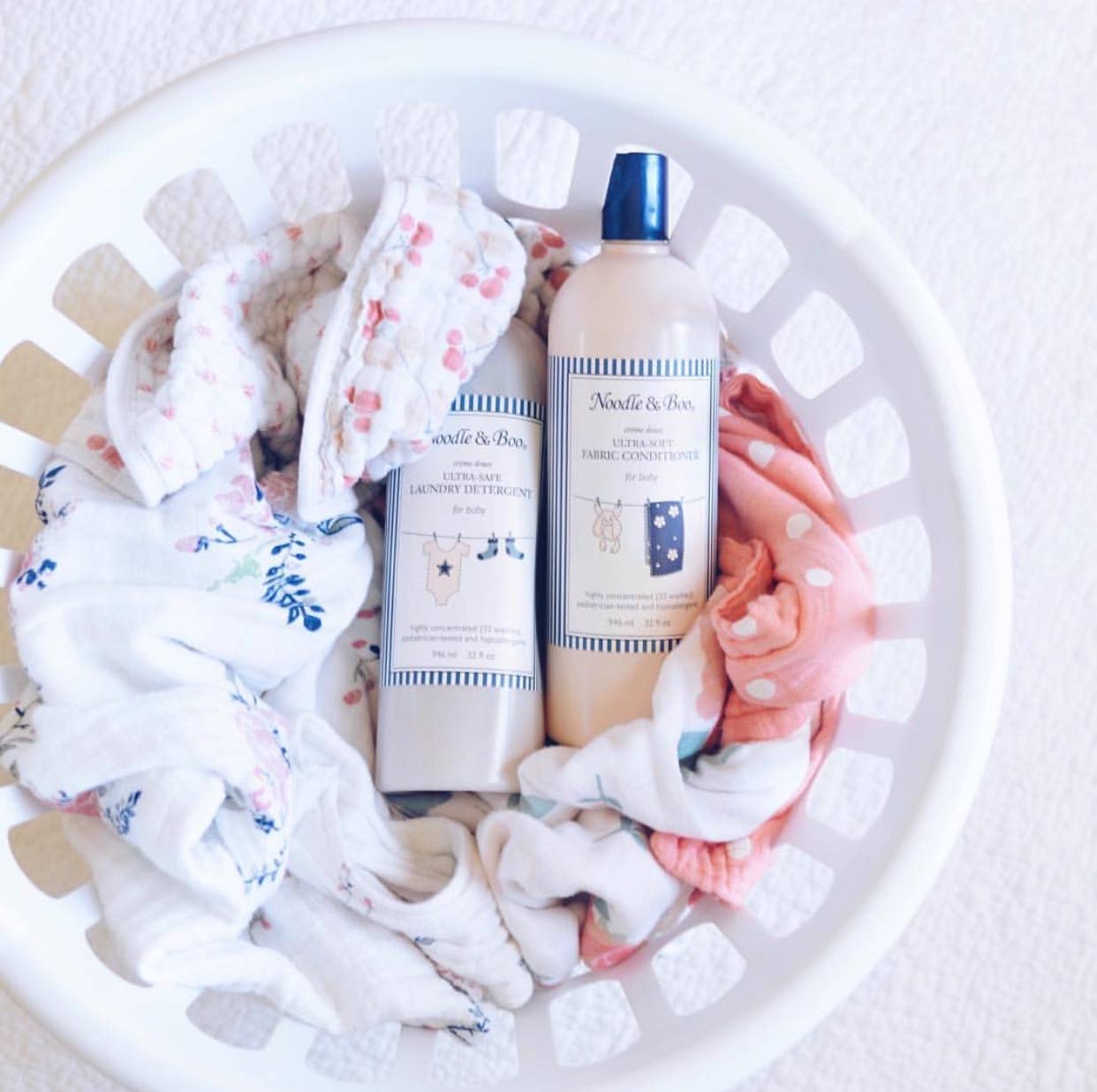 Noodle & Boo - Wholesale Liquid Laundry Detergent - Ultra-Soft Baby Fabric Conditioner, Crème Douce, 32 oz3