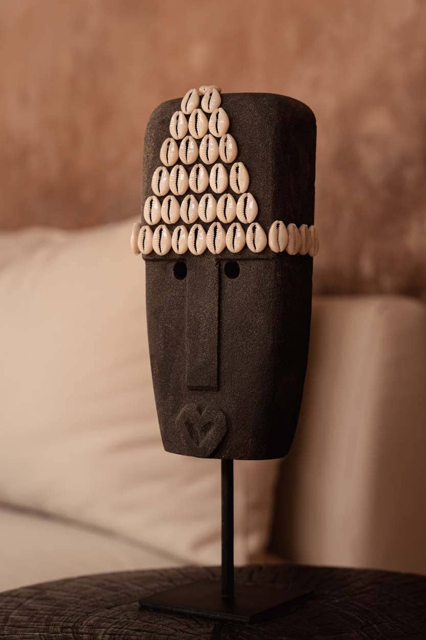 Bazar Bizar Living - Wholesale Tafelbladdecoratie - Sumba stenen beeld #32 op voet3