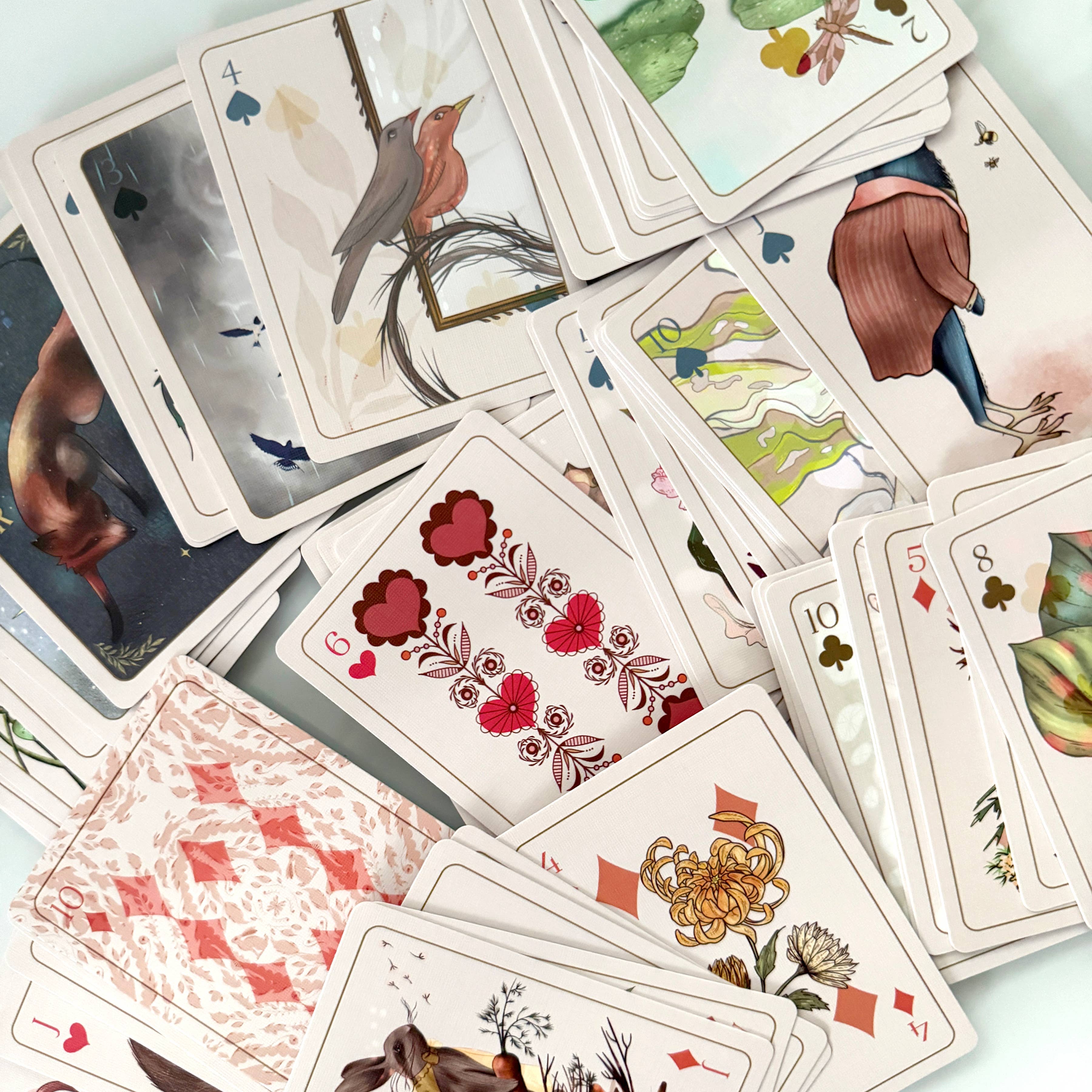 BOUCHETTE & CO. LLC – Großhandel Tarot-Karten – SPIELKARTENDECK | Verzauberte Garten-Kartomantie-Karten14