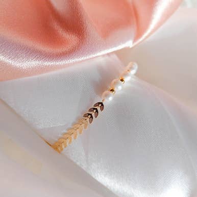 Freshwater Pearl Charm Bracelets and Chain for wholesale by Pompon La Tulipe