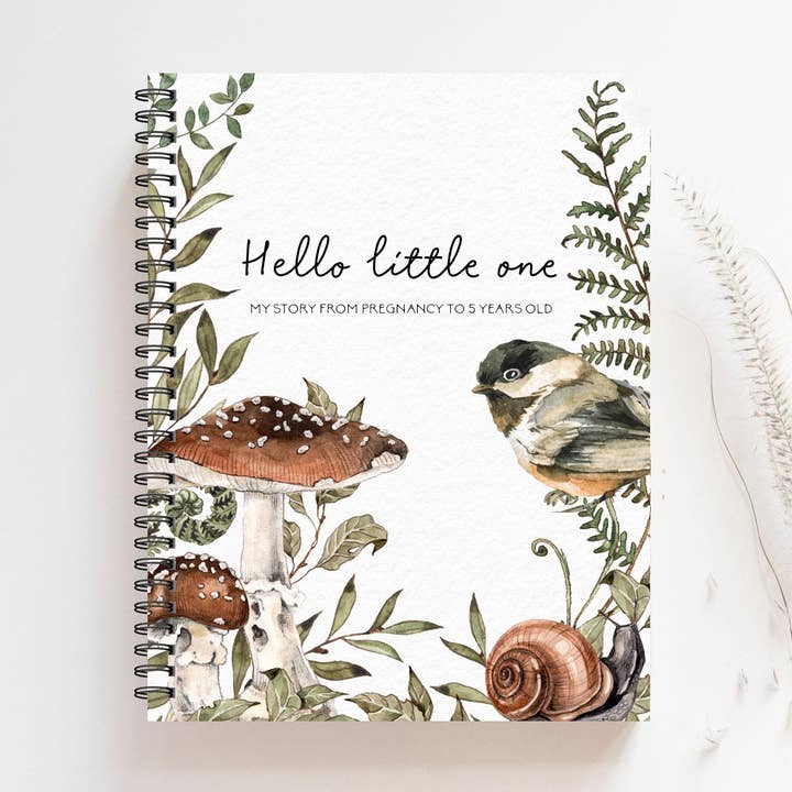 Waldkindergarten Baby-Tagebuch & Schwangerschaftsgeschenk #2 für den Großhandel von Rainbows&Lollipops Inc