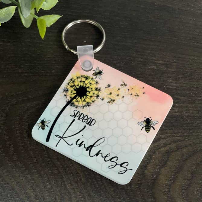 CMD Wholesale – Großhandel Schlüsselanhänger – Damen – Verbreite Freundlichkeit Schlüsselbund0