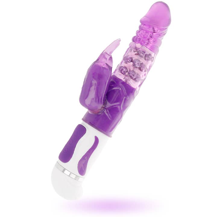 LOVERS - SHOP - Vendita all'ingrosso Sex toy - VIBRATORE ROTATORE VIOLA - INTENSE GUPPY