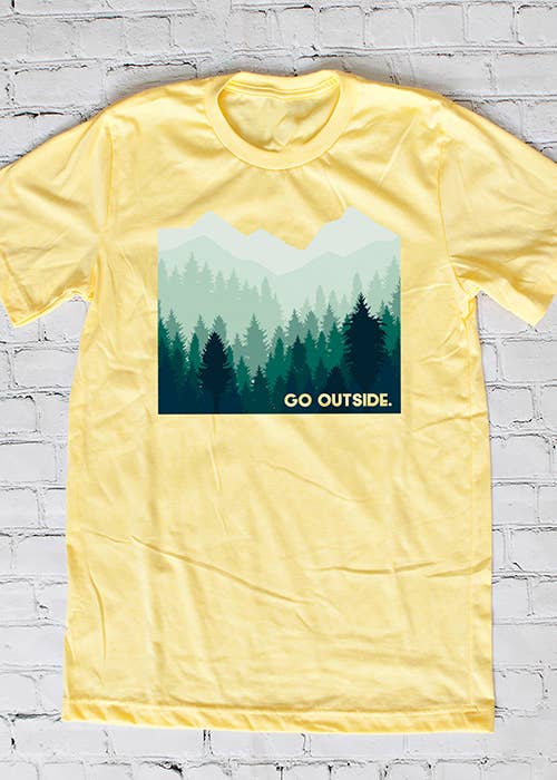 Wildberry Waves - Wholesale Screen Printed T-Shirt - Women's - Go Outside