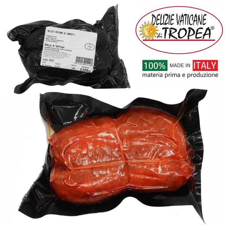 DELIZIE VATICANE DI TROPEA - Wholesale Salami - Nduja di Spilinga Budello - Vatican Delights of Tropea1