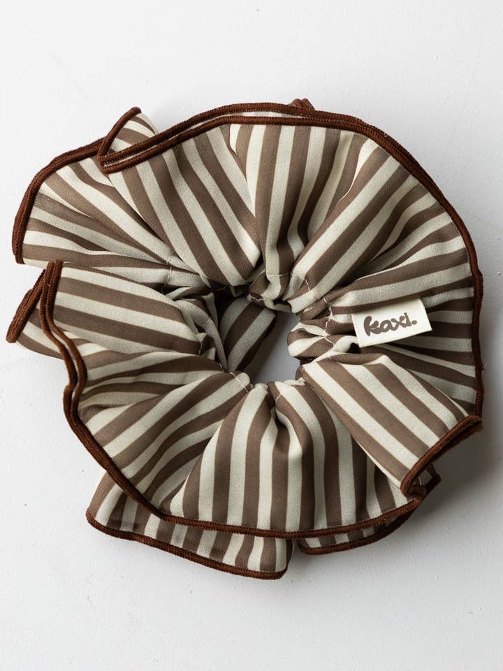 MÄDCHENHAFT GESTREIFTER KORSETT SCRUNCHIE für den Großhandel von KAXI