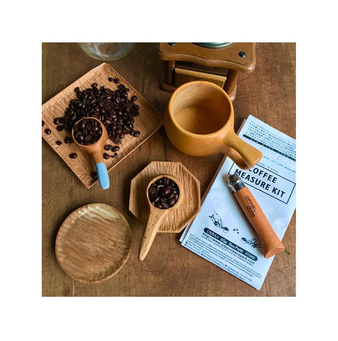 「FUNJI」In Japan – wholesale DIY craft kit – DIY Coffee Scoop Carving Kit: Japanese Woodcraft Gift4