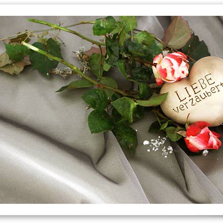 Carte de mariage/de vœux en argenté/739001 pour la vente par Yabué