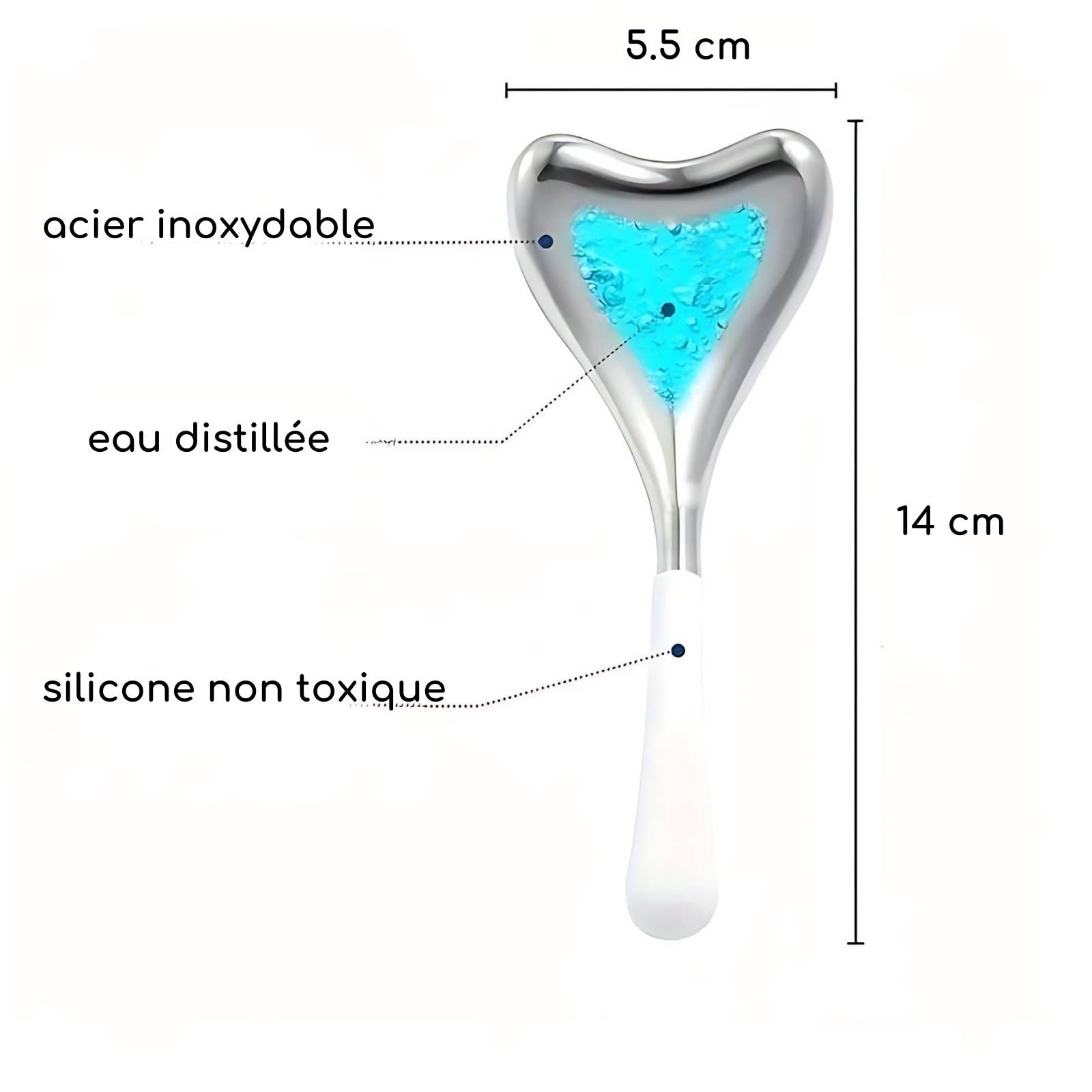 Zen'Arôme - Vente Gua Shas - Cuillère Massage GuaSha Cryo Spoon Accessoire Cryothérapie4