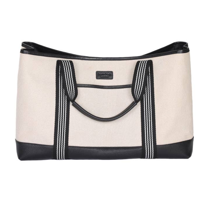 Pom Pom London Padstow Tote Noir pour la vente par Pom Pom London