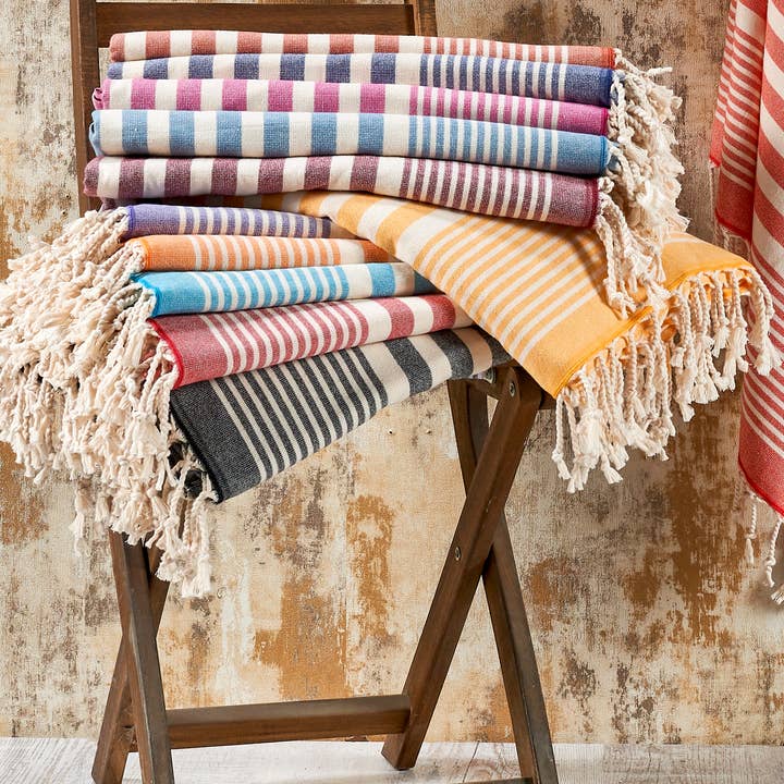 Kikoya - Wholesale Beach Towel - Andalusya Turkish Towels Summer Bath Beach Pool Terrybacking