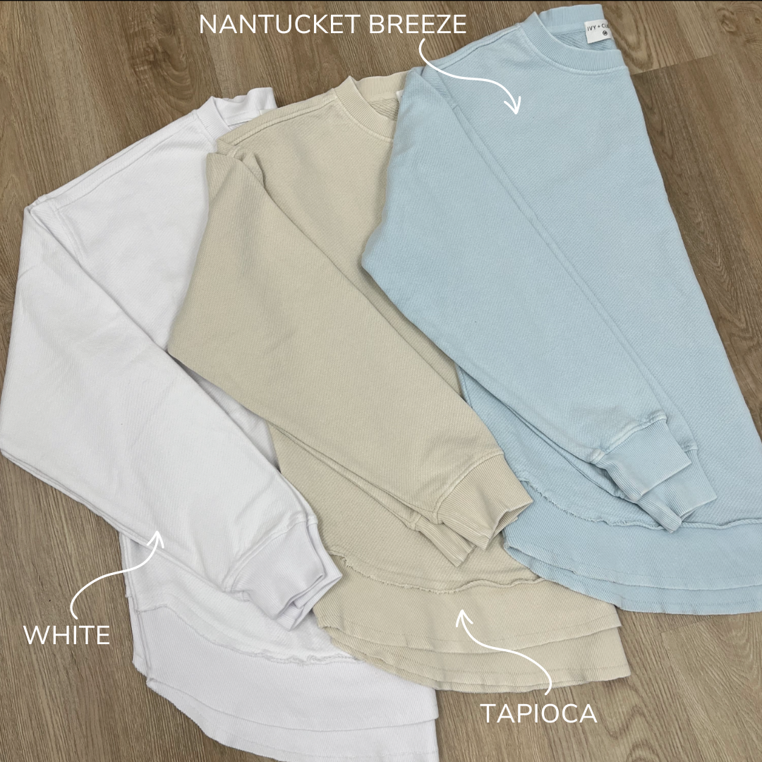 Nantucket Breeze Coastal Terry Poncho for wholesale on Faire2