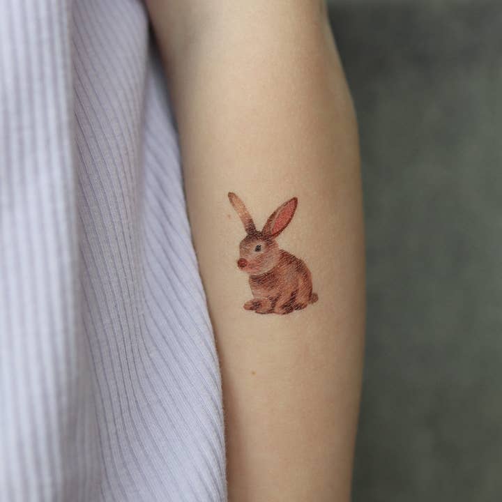 Saint Tattoos - Wholesale Temporary Tattoo - Spring Bunny Temporary Tattoos3
