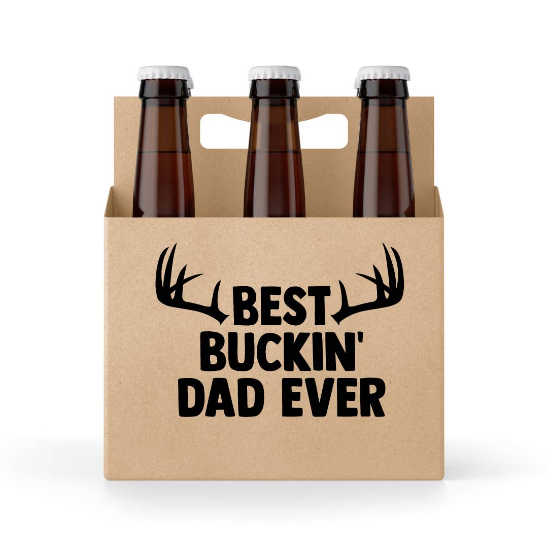 Skumps - Wholesale Beer/Wine Caddy - Best Buckin Dad 6 pack Holder