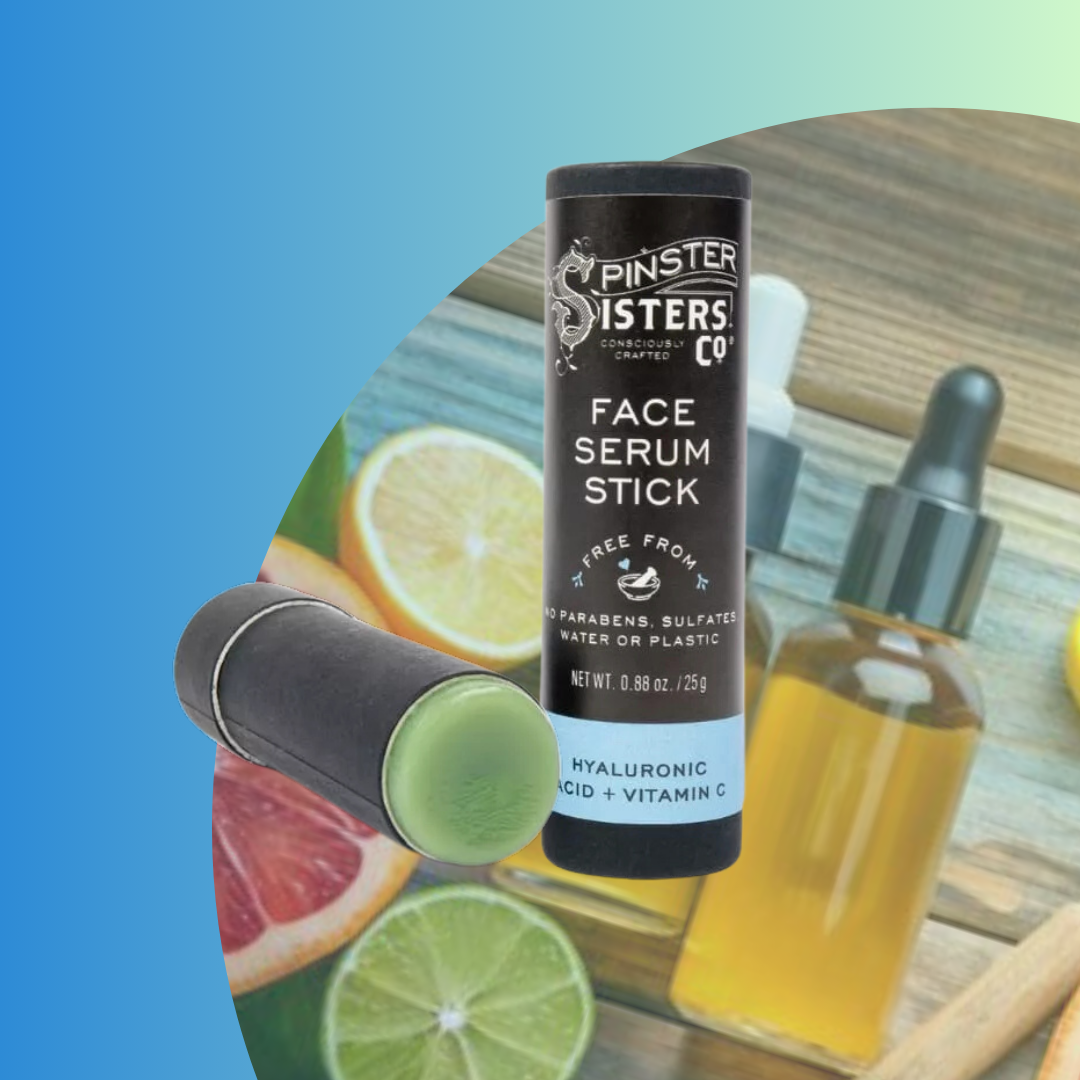 Spinster Sisters Co. / Old Salt Grooming Supply - Wholesale Facial Serum/Concentrate - Brightening Face Serum Stick w/ Hyaluronic Acid & Vitamin C8