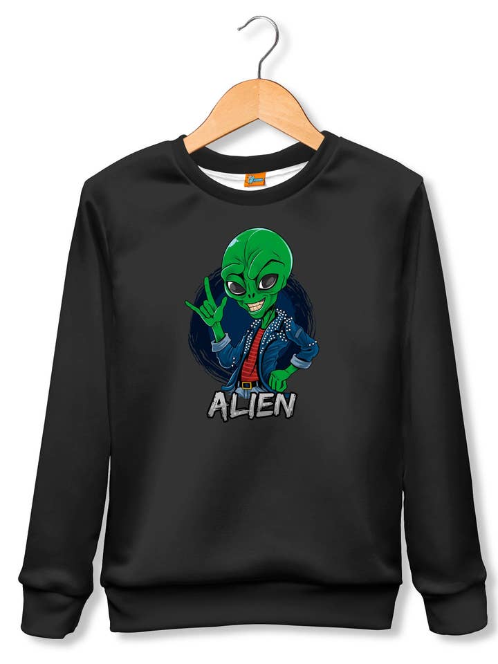 Alien Kids Fishikii Sweatshirt | SUDN.369 for wholesale by Fishikii