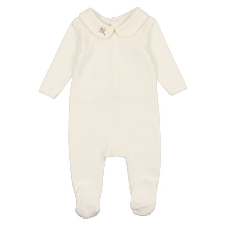 Mon Tresor Bebe - Wholesale Jumpsuit – Baby - Classy Collar Footie1