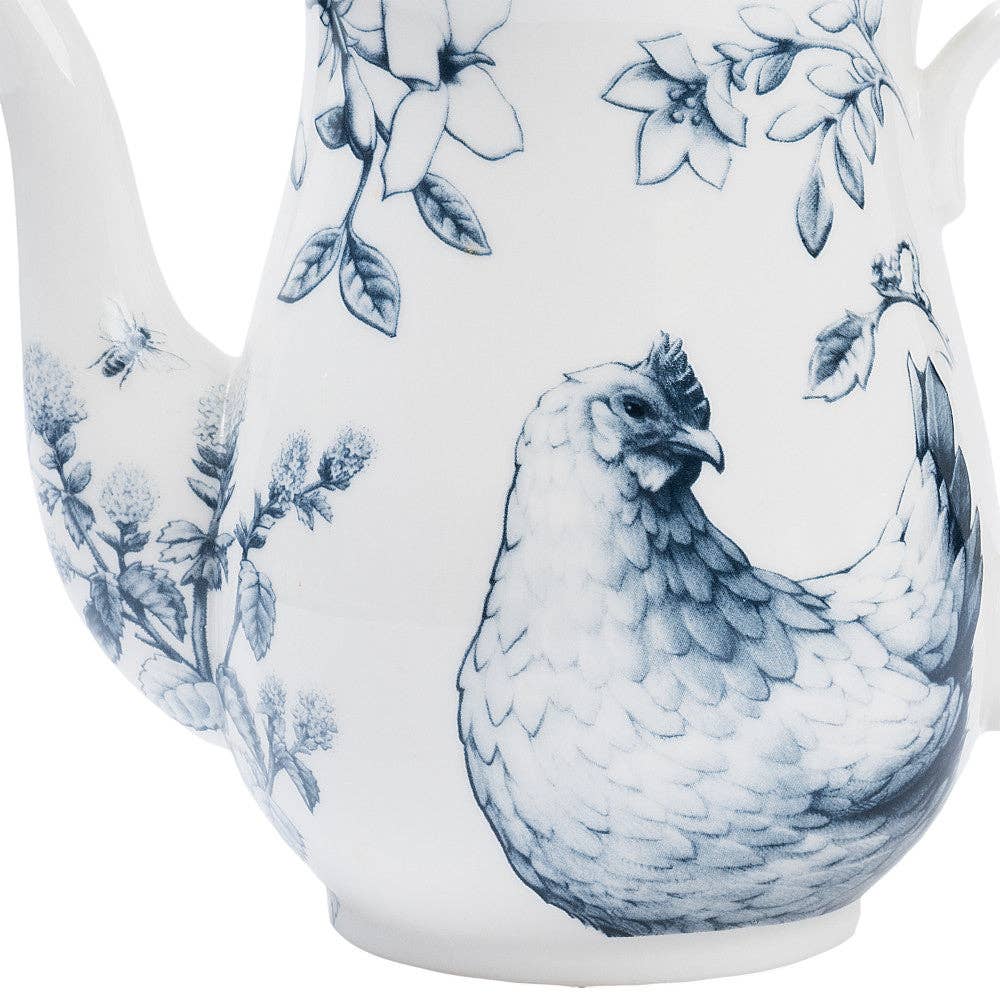 Blue Stallion Farm - Wholesale Tea Set - BLUE & WHITE 11-PIECE TEA SET WITH GIFTBOX1