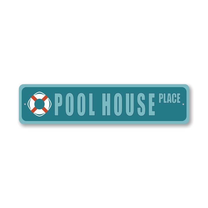Lizton Sign Shop, Inc – wholesale Skylt – Pool hus plats skylt
