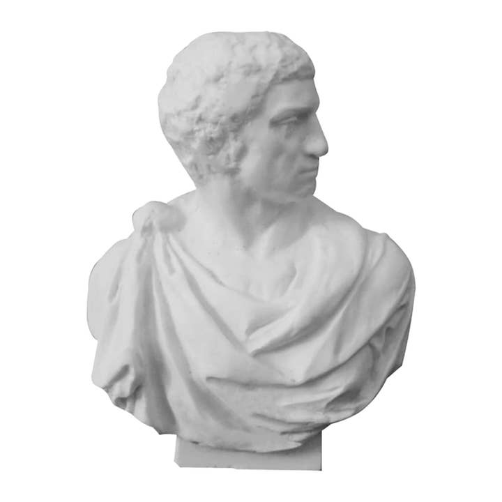 Magnifique Hearts - Venta al por mayor Figura decorativa - Busto en miniatura de Brutus Greek, proporción 1:12, decoración del hogar, regalo