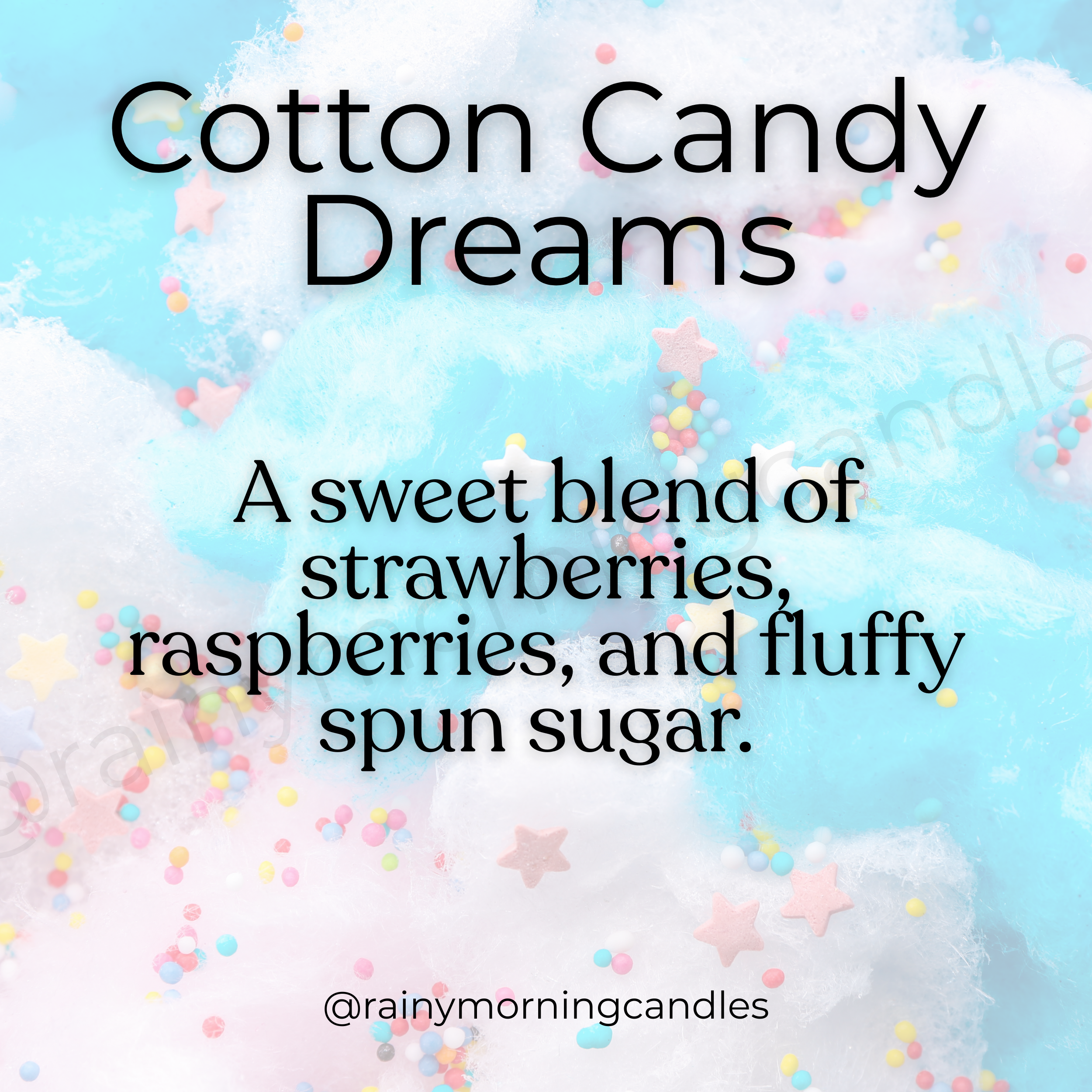 Rainy Morning Candles - Wholesale Wax Melt - Cotton Candy Dreams Snap Bar Wax Melts4
